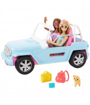 Mattel Barbie jeep s bábikami